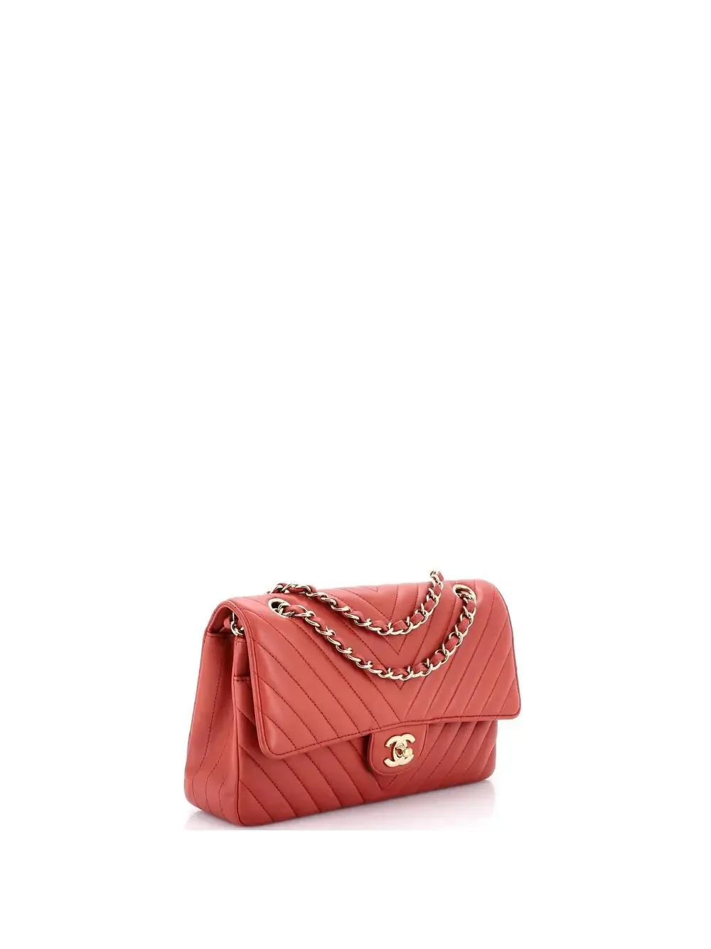 Chanel Classic Double Flap Bag Chevron #301771C47B